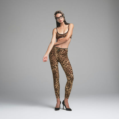 Gabbana X Skims Leopard Leggings - Get FREE Matching Long-Sleeve T-Shirt