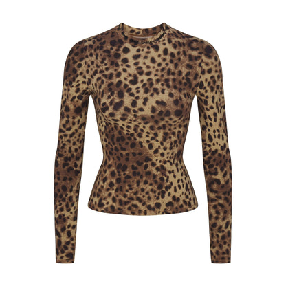 Gabbana X Skims Leopard Leggings - Get FREE Matching Long-Sleeve T-Shirt